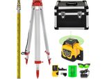 Dispositivo Di Livellamento Laser Rotante Set Laser A Linee Incrociate Con Treppiede E Asta Di Livellamento