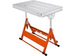 Tavolo Da Saldatura Pieghevole 76,2X50,8 Cm - Capacità Di Carico 181 Kg - Altezza Regolabile 63,5-81,3 Cm, Angolo Regolabile 0°/30°/90° - Banco Da Lavoro Acciaio Al Carbonio Con Ruote.
