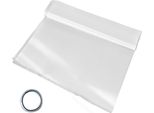 Pellicola Per Serra 3,6 M X 7,6 M - Pellicola Trasparente Di 0,15 Mm Di Spessore - Pellicola Da Giardino Resistente Agli Strappi - Polietilene