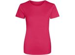 Maglietta Sportiva Da Donna Awdis Just Cool PC2129 (S) (Rosa Brillante)
