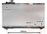 Van Wezel 53002219 - Oe 164007A110 KüHler, MotorküHlung FüR Rav 4 I (A1)