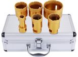 Set Di Punte Per Trapano Diamantate - Set Di Punte Per Trapano Per Piastrelle Diamantate - 6 Pezzi 20/35/40/45/50/68 Mm - Punte Per Trapano Diamantate Per Piastrelle