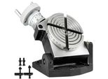 Tavola Divisoria Rotante 100 Mm - Tavola Divisoria Rotante Orizzontale Verticale - Testa Divisoria Orientabile - Fresatura E Foratura