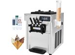 Eismaschine - Italienische Eismaschine - 3 Geschmacksrichtungen - 18-28 l/h