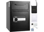 Cassaforte A Scomparsa 2,5 L - Armadio Di Sicurezza A Scomparsa Con Serratura A Codice Elettronico - 2 Chiavi Di Emergenza - 355 X 355 X 515 Mm - Cassaforte Aziendale Per Contanti - Ufficio, Casa, Hotel.