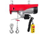 Argano Elettrico A Fune 500-1000Kg - 12M Di Altezza Di Sollevamento - Argano Motorizzato 1600W - Motore In Rame - Blocco Puleggia - Velocità Di Sollevamento 10M/Min - Paranco Con Telecomando - Paranco A Fune - Paranco A Catena