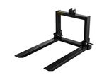 Carrello Elevatore A Forche In Acciaio - Portata 1000Kg CAT1/CAT2 - Montaggio 78X61X25Cm - Carrello Portapallet 20Kg - Pallet Di Sollevamento Con Attacco A 3 Punti - Universale Per Trasportatori E Spedizionieri