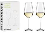 Ritzenhoff WeißWeinglas 2Er Set Glanzlicht 001, Kristallglas, 362 Ml, R-8011002