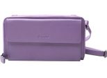 Esquire Pelle Portafoglio Borsa Per Cellulare Peru Phone Wallet Bag Lilac Lilla
