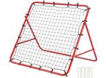 Rete Di Rimbalzo Per Il Calcio Portatile - Parete Di Rimbalzo Per Il Calcio 48 X 48 Mm - Calcio Rimbalzante - Tubo Di Ferro E Rete In Pe - Bambini E Adolescenti - Porta Di Calcio Rimbalzante Regolabile - Biliardino Per L'allenamento Del Calcio