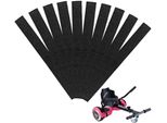 10 Pezzi Cinghie Di Ricambio Regolabili Per Hoverboard Cinghie Di Fissaggio Del Sedile In Nylon Con Cavo In Velcro (Nero)