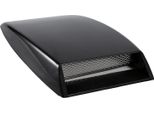 1X Universale Auto Decorativo Flusso D'aria Aspirazione Scoop Bonnet Vent Cover Cappuccio Nero