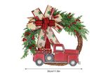 Rosso Camion Ghirlanda Di Natale Ghirlanda D'autunno Per La Porta D'ingresso Decorazioni Per La Casa Colonica Autunnale Raccolto Halloween Ringraziamento