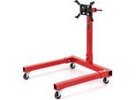 Supporto Motore Costway 680 Kg, Sollevatore Motore Ruotabile A 360° Con 4 Bracci Regolabili, 4 Rotelle E Maniglia Antiscivolo, Supporto Motore Per Garage E Officine