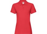 Fruit Of The Loom - Polo "Premium"" Da Donna LT1877 (S) (Rosso)"