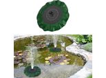 Yuenfong 1.4W Fontana Solare, Fontana A Pompa Per Laghetto A Foglie Di Loto Fontana A Pompa Solare Per Laghetti Da Giardino, Vasca Per Pesci, Fontana Da Giardino