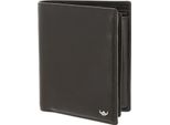 Golden Head Pelle Portafoglio Dublin Billfold Coin Wallet Brown Marrone Scuro