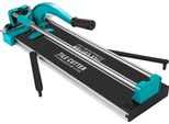 Tagliapiastrelle Professionale - Tagliapiastrelle Manuale 35-600 Mm - Doppio Binario - Spessore Di Taglio 6-15 Mm - Alluminio - Angolo Regolabile 0-60 Gradi