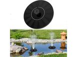 Yuenfong 1.4W Fontana Solare, Pompa Rotonda Per Laghetto Fontana Pompa Solare Per Laghetti Da Giardino, Vasche Per Pesci, Fontane Da Giardino (Tipo A)