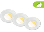 Set Di 3 Faretti Da Incasso Led Per Bagno Led Faretti Da Incasso Per Bagno Cts Piatti Ra90