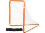 Porta Da Lacrosse, Rete Da Lacrosse Per Bambini 4' X 4' - Porta Da Lacrosse Portatile Pieghevole Con Borsa Per Il Trasporto - Struttura In Ferro Per L'allenamento In Cortile - Installazione Facile E Veloce - Perfetta Per Gli Adolescenti