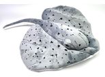 Onwomania Peluche In Tessuto Animale Pastinaca Grande Pesce Piatto 60Cm Grigio