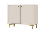 Cassettiera Stretta Iros 1 - Beige / Oro