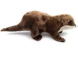 Onwomania Peluche In Tessuto Animale Lontra Lutrinae Faina D'acqua 60Cm Marrone