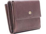 Esquire Pelle Portafoglio Chicago Wallet Brown Marrone Scuro
