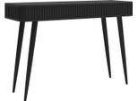 Selsey Ovarlo - Comodino Con 2 Cassetti, Nero, 113 Cm
