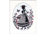 Kit Per Punto Croce Contato Olympus "Strawberry Picking"", 29,5X23,4Cm, Originale Dal Giappone"