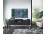Armadio Rtv Nero Grafite 144 Cm Con Piano In Marmo Nero Royal