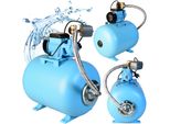 Pompa Per Acqua Domestica Qb 60 (2100L/H, 370W, Prevalenza 39M) - Serbatoio Di Pressione Da 50L - Pompa Per Acqua Domestica Automatica Con Pressostato Manometro - 50 Litri
