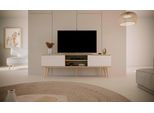 Armadio Rtv Moderno Rovere Artisan &Amp; Bianco 160 Cm, Stile Scandinavo - Design Elegante