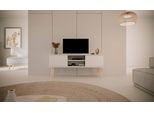 Mobile Rtv Moderno Bianco 120 Cm, Stile Scandinavo - Design Elegante