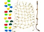 Set Di Accessori Per L'arrampicata 4Iq: Corda Per L'arrampicata, Prese Per L'arrampicata E Rete Per L'arrampicata