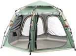 Qunature Tenda Pop-Up Tenda Da Campeggio 2 Persone Tenda Pop-Up Impermeabile Antivento Pieghevole Con Rimovibile, Automatico Rapido Set-Up Tenda, Verde Chiaro