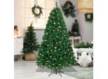 Clanmacy Albero Di Natale Artificiale 210Cm Albero Di Natale Artificiale Con Illuminazione Albero Di Natale A Led Per La Decorazione Di Natale