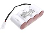 Techtek Batteria Compatibile Con [Lite-Plan] HRN/4-K, Per [Thorn Voyager] Twinspot Sostituisce 4VTD70 787296, Per 621-0792