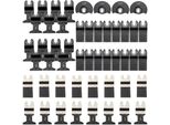 Set Di Accessori Per Seghe Oscillanti 50X - Lama Per Sega A Segmenti In Acciaio Inossidabile E Hcs 1-3/4 Pollici, 1-3/8 Pollici, 3-1/2 Pollici - Set Di Accessori Per Utensili Multifunzionali Per Fein Milwaukee Ecc.