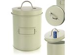 Orion Contenitore Di Stoccaggio Scatola Di Stoccaggio Stagno Metallo Secchio Verde Greenish 1,3 L