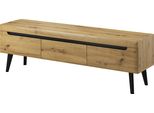 Armadio Rtv Rovere Artisan 160 Cm Design Moderno Su Gambe Nere