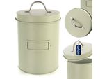 Orion Contenitore Di Stoccaggio Scatola Di Stoccaggio Stagno Metallo Secchio Verde Greenish 2,2 L