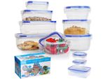 Contenitore Per Alimenti Vilde Contenitore Per Alimenti Lunch Box Contenitore In Plastica Con Coperchio E Sigillo 8 Pz.