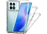Custodia Trasparente Per Xiaomi Redmi K70 Pro, Tpu Antiurto E Pc Ibrido Custodia Trasparente