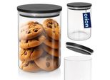 Orion Barattolo In Vetro Per Alimenti Secchi Barattolo Da Cucina Barattolo Per Conserve Con Coperchio E Sigillo 600 Ml