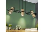 Zmh Lampada A Sospensione Tavolo Da Pranzo A Sospensione Lampada Vintage 3 Fiamme Sala Da Pranzo Lampada Design Industriale GU10 Lampada Da Cucina A Sospensione Soggiorno Per Cucina Camera Da Letto
