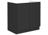 Mobile Lavabo Saju - Larghezza 80 Cm, Nero