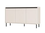 Cassettiera A Tre Ante Tiril - Beige / Nero