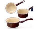 Orion Casseruola Smaltata Casseruola Casseruola Smaltata Marrone 14 Cm 620 Ml